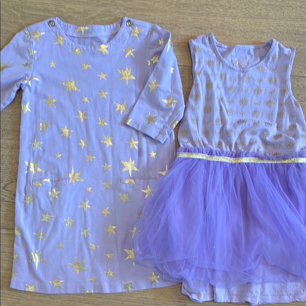 Egg Collective Purple and Gold Sundress